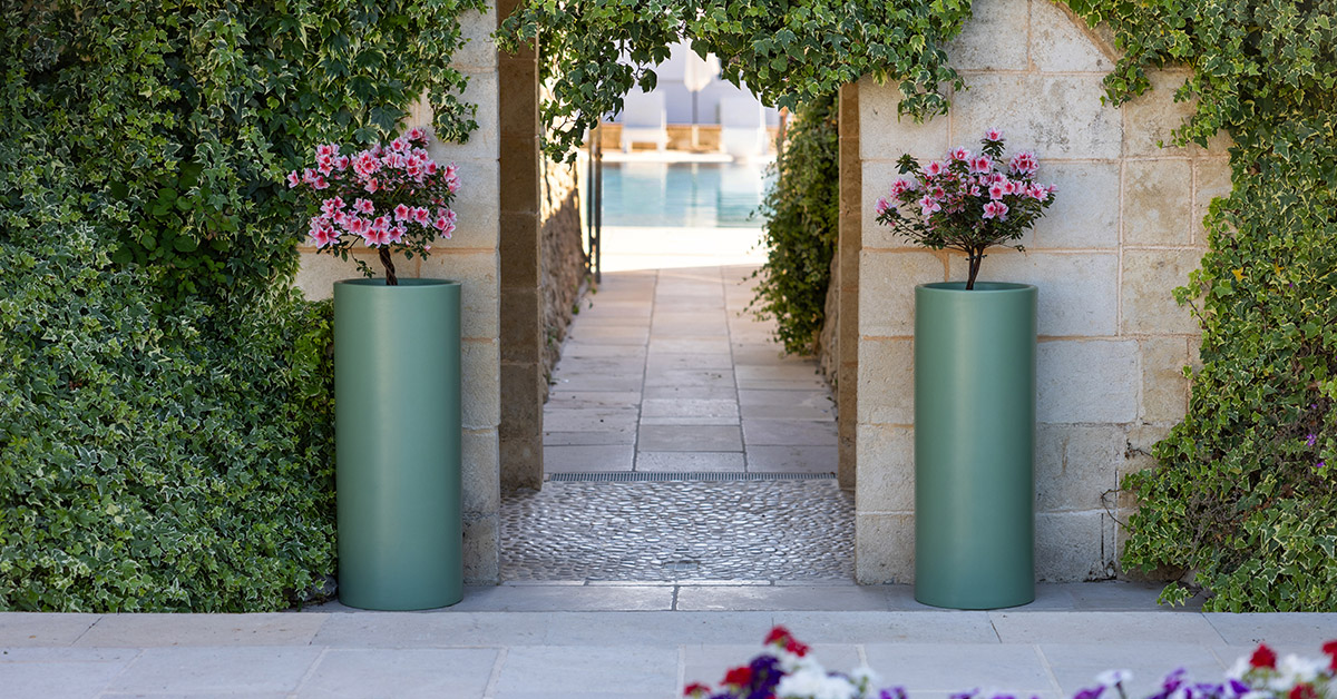 Kloris vaso Barocco nuovo colore salvia