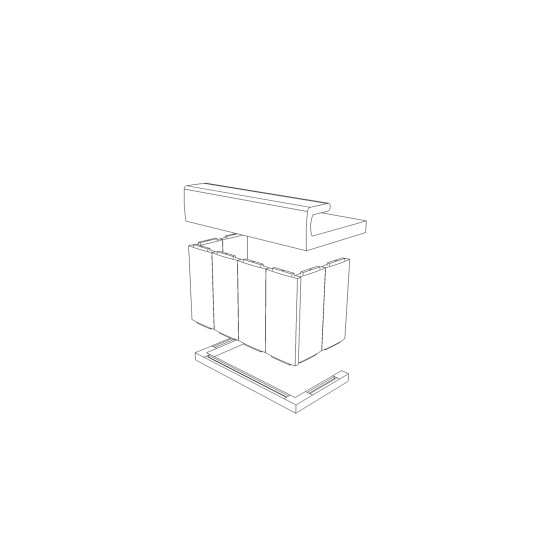 kloris disegno tecnico bancone bar easybar montaggio