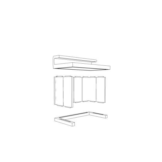 kloris disegno tecnico bancone bar easybar montaggio