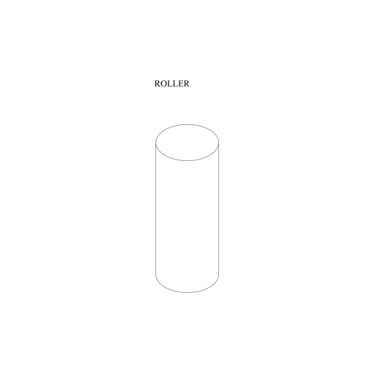kloris disegno tecnico roller espositore