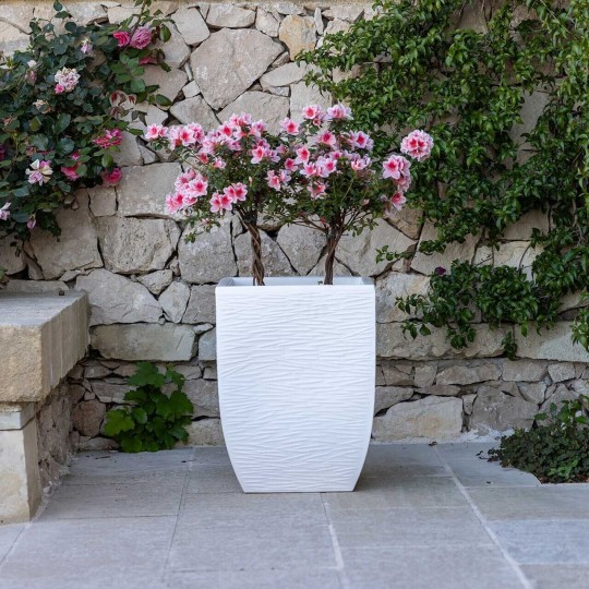 Kloris vaso Salentino rustico bianco
